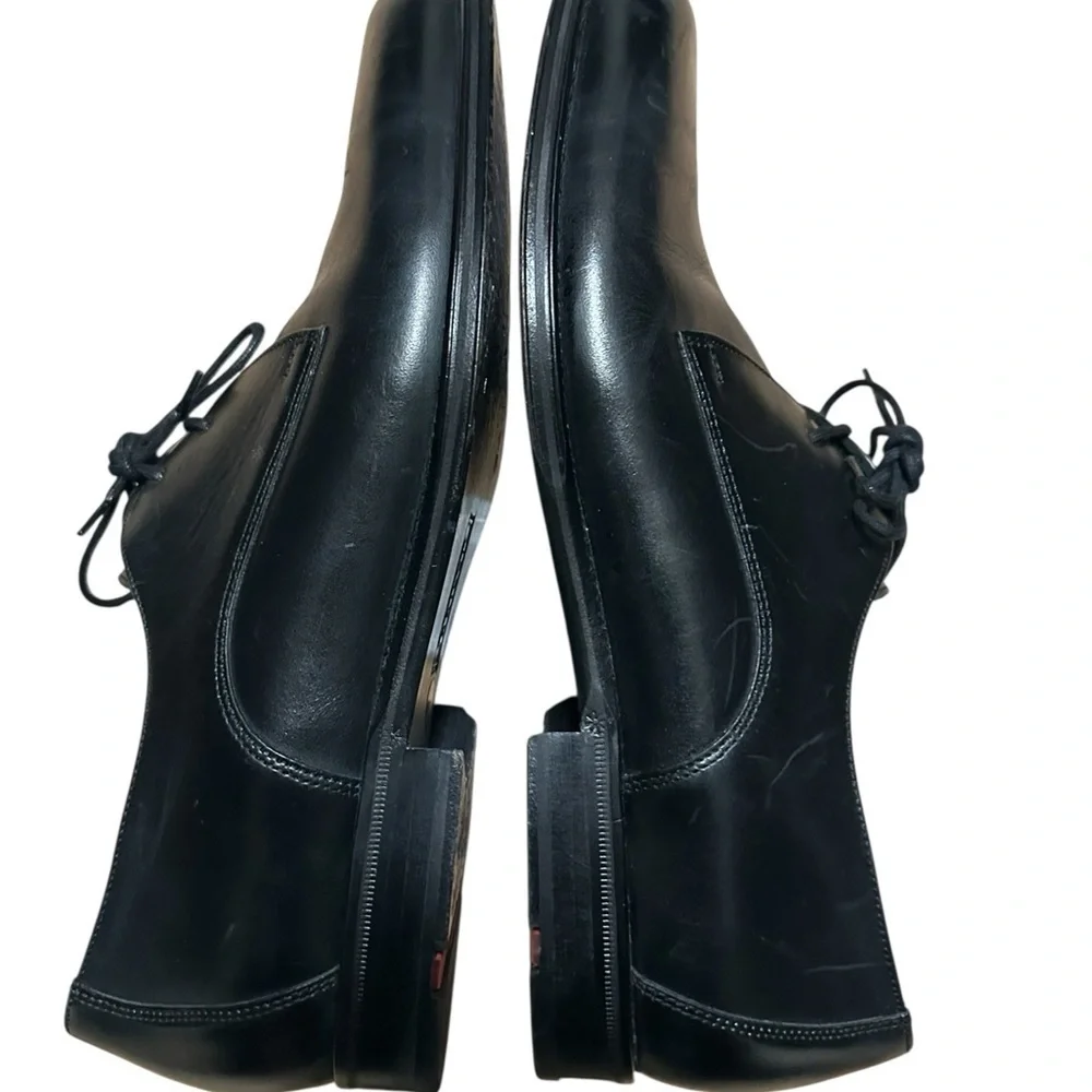 Lloyd of Germany Classic men Black Leather Oxfords shoes, size 11